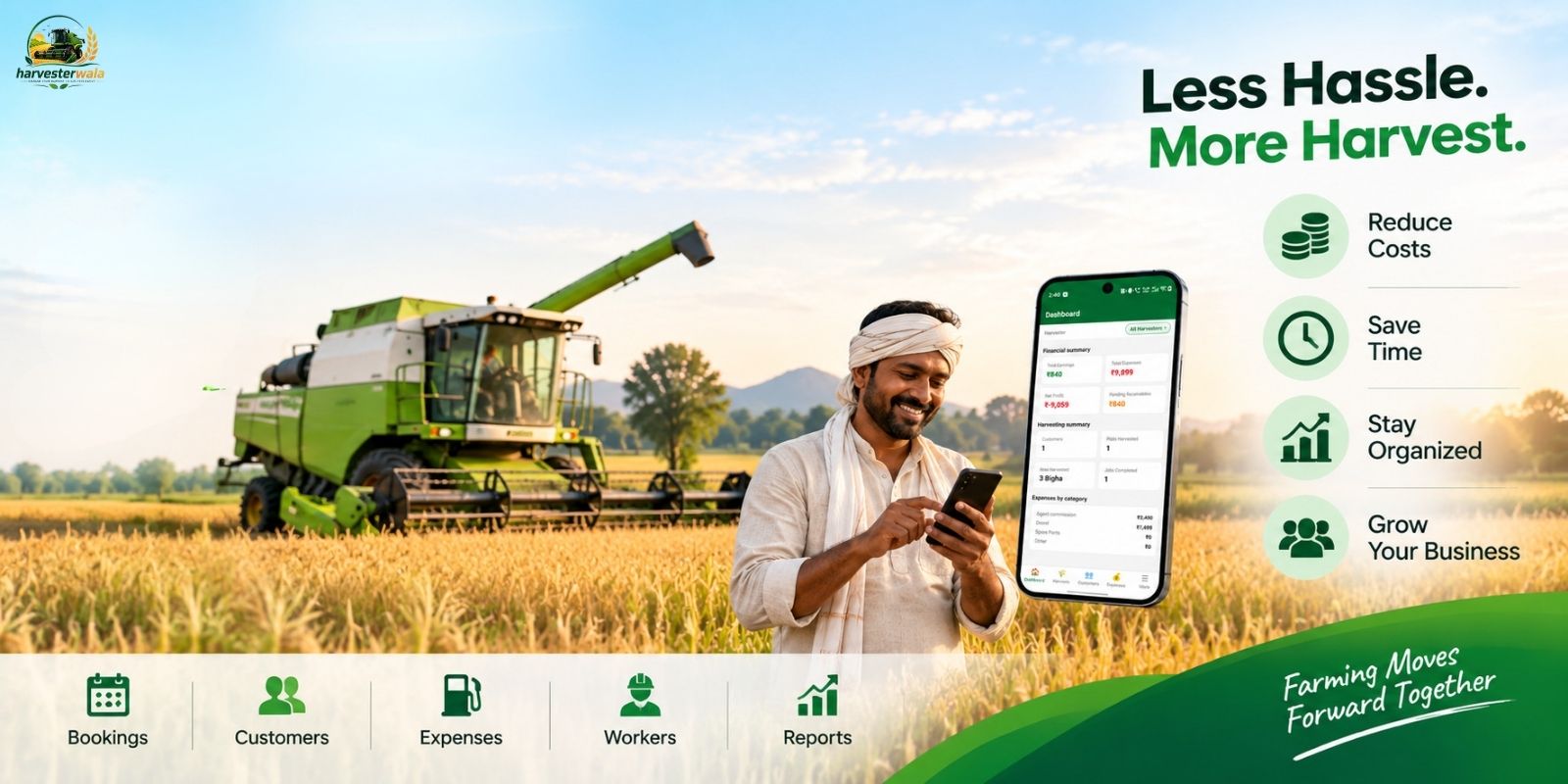 How Harvester Owners Can Reduce Costs and Save Time with Harvester Management Software